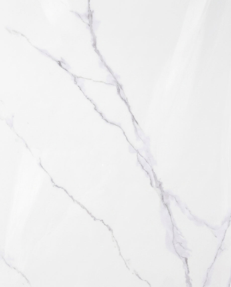Statuario — superficie de mármol porcelánico
